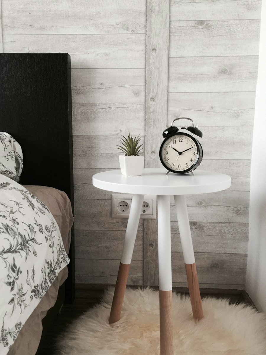 Round Bedside Table