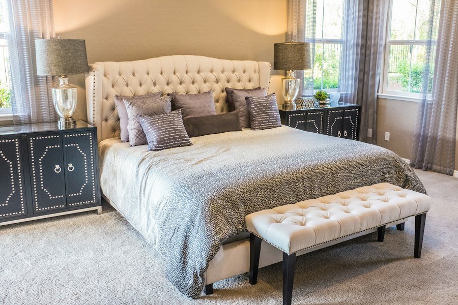 Upholstered King Cot